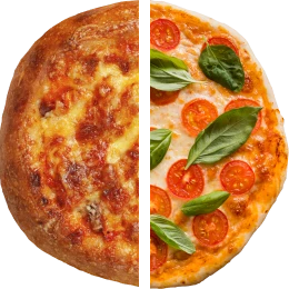 Пицца из половинок